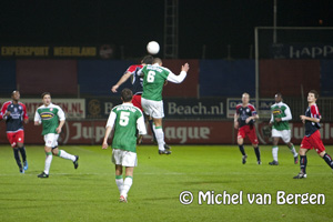 Foto HFC Haarlem verliest kansloos tegen FC Dordrecht